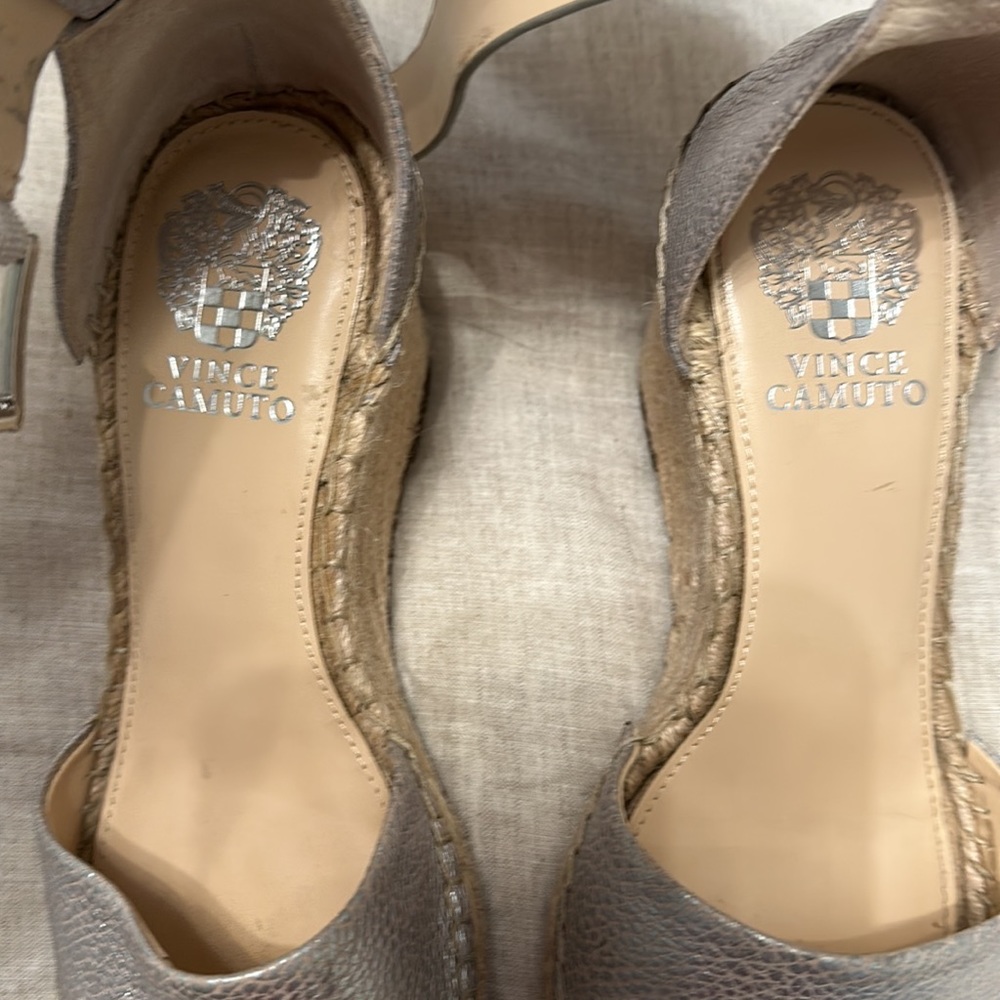 Vince Camuto “Leera” Soft Leather Espadrilles Size 8 - Picture 8 of 8